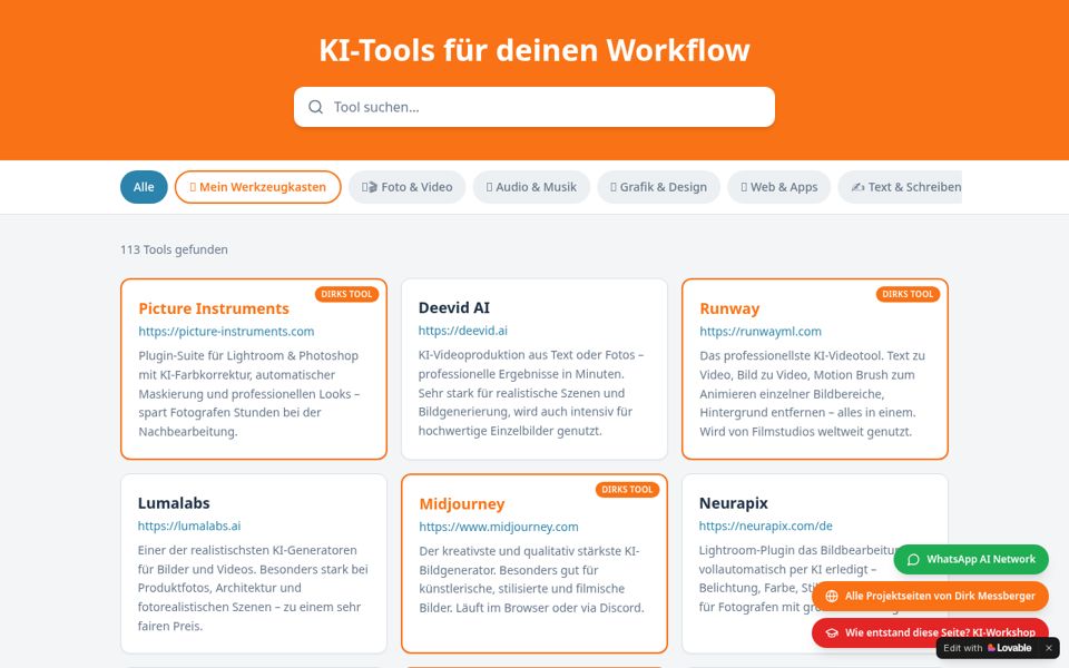 KI Tools — Screenshot