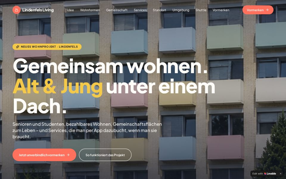 Lindenfels Living — Screenshot